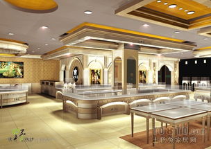 珠宝专卖店工厂装修效果图 融合工艺与奢华的展示空间设计