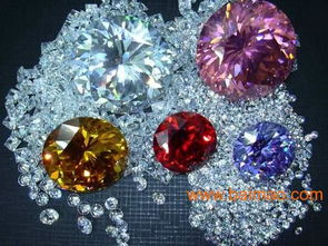 优质彩色方晶锆石 珠宝市场的璀璨选择
