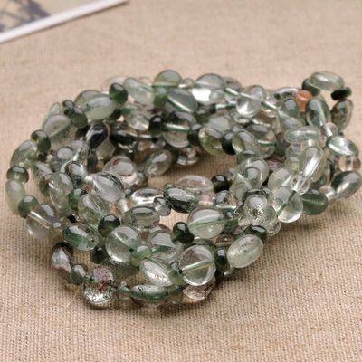 精品纯天然绿幽灵圆盘手链y301y 05 优质选择与厂家导购