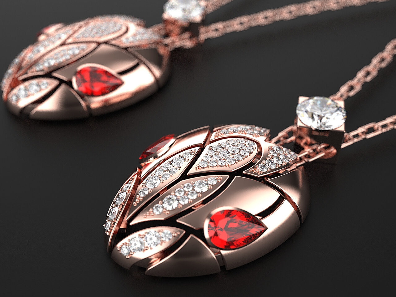 蛇的魅影 蛇头吊坠珠宝设计的艺术与象征